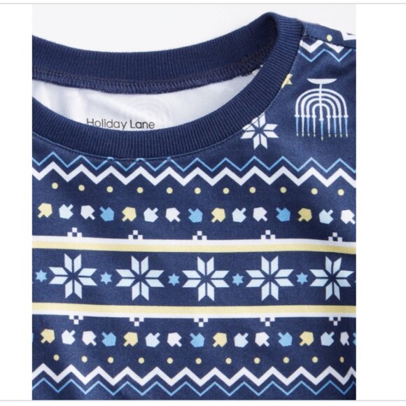 Holiday Lane Toddler Hanukkah Snug Fit Matching Family Pajamas Set Size 3T 00146 - Picture 2 of 2